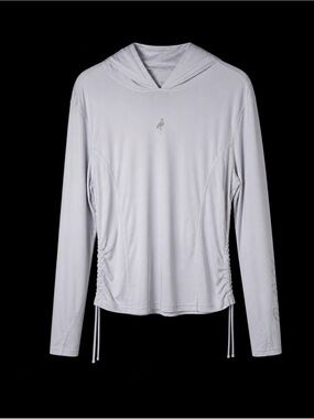 Reel Life white hoodie with flamingo accent, women’s plus size 1X. EUC